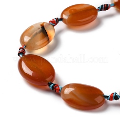 Chapelets de perles d'agate naturelle&nbsp;G-K334-02B