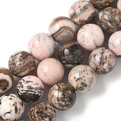 Brins de perles de rhodonite argentine naturelle&nbsp;G-G271-B02-10mm