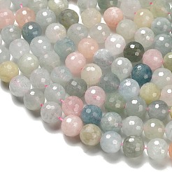 Chapelets de perles en morganite naturelle&nbsp;G-H329-F01-10mm