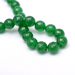 Hilos de abalorios de jade blanco natural&nbsp;X-G-R346-4mm-01