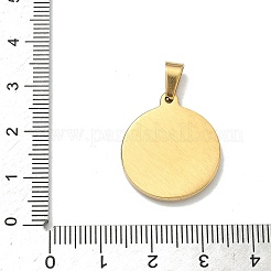 Colgantes de acero inoxidable 304 con temática religiosa&nbsp;STAS-F336-06B-G