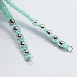 Création de bracelets de corde en nylon tressée&nbsp;MAK-K013-I01