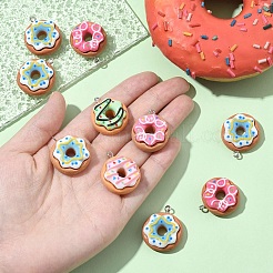 10pcs pendentifs en résine opaque&nbsp;CRES-YW0001-45