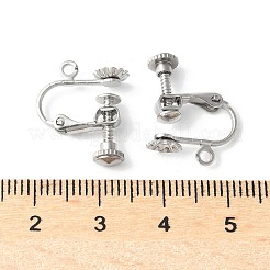 316 elementi per orecchini a clip in acciaio inossidabile chirurgico&nbsp;X-STAS-Z127-02P