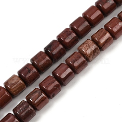 Natürliche rote Jaspis Perlen Stränge&nbsp;G-G275-D25-10x10mm