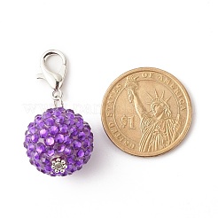 Decora il ciondolo con strass in resina&nbsp;HJEW-JM00613