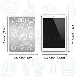 Metallstanzschablonen aus Edelstahl&nbsp;DIY-WH0289-104