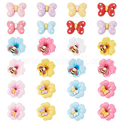 30 Stück 3 Arten undurchsichtige Harz Cabochons&nbsp;RESI-TA0004-97
