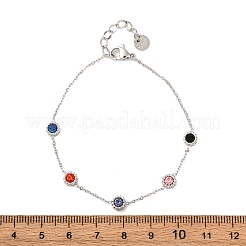 Bracelets à maillons en acier inoxydable 304&nbsp;BJEW-A047-01P-02