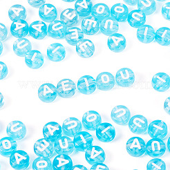 100pcs 5 Arten transparente Acrylperlen&nbsp;TACR-TA0001-54C