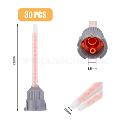 Embouts de buse de mélange époxy en plastique&nbsp;TOOL-WH0131-08A
