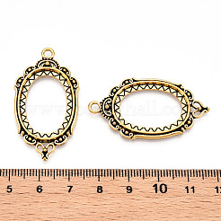 Sertissage cabochon maillon alliage zinc&nbsp;PALLOY-WH0001-35AG