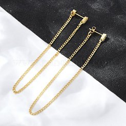 Lange Kette Quaste Ohrstecker für Mädchen Frauen&nbsp;ZIRC-C025-23G