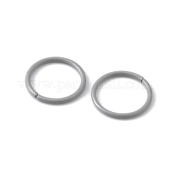 100 Stück offene Biegeringe aus Zinklegierung mit Einbrennlackierung&nbsp;FIND-WH0032-85B-09