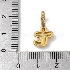 Pendentifs avec zircon cubiques à micro-pavés en laiton&nbsp;KK-K345-13T-G