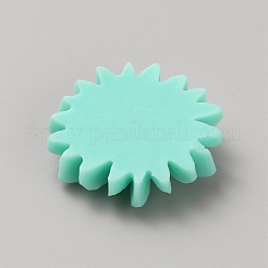 Cabochons en résine opaque&nbsp;RESI-WH0078-01F