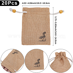 20 Stück Sackleinen-Verpackungsbeutel&nbsp;ABAG-SP0001-57B