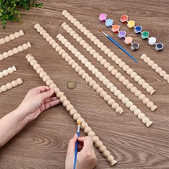 12 Stück Holz-Bastelstäbchen&nbsp;WOOD-PH0003-80A