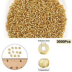 3000pcs perles de rocaille en verre&nbsp;SEED-PA0001-04B-01