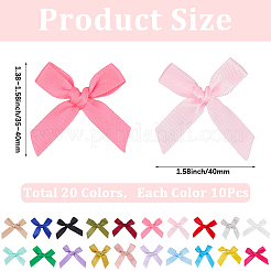 200 Stück 20 Stile handgefertigtes Kostümzubehör aus Polyester&nbsp;DIY-SP0004-87