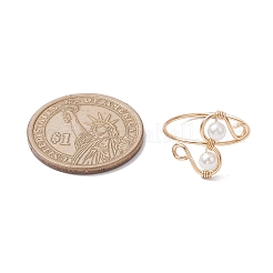 Muschelperle Fingerringe&nbsp;RJEW-TA00131