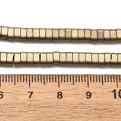 Perles en hématite synthétique non magnétique électrolytique à 2 trou&nbsp;G-L613-A01-01D