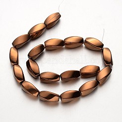 Electroplate non magnetici ematite sintetico fili di perline&nbsp;G-F300-11A-08