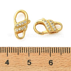 BHs mit Mikropavé-Fassung aus klaren Zirkonia und Karabinerverschluss&nbsp;XGRQ5F541-794G