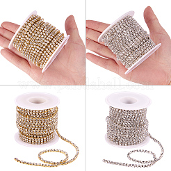 Messing Strass Strassketten&nbsp;CHC-BC0001-02