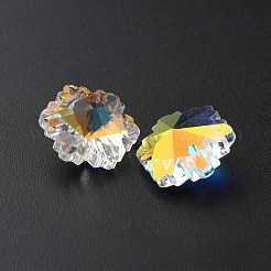 Pendentifs en verre à facettes&nbsp;GLAA-WH0035-22A