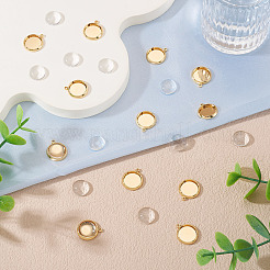 12 support de cabochon pour pendentif en laiton&nbsp;KK-TA0003-10B