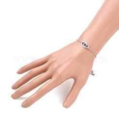 Verstellbare messing micro pave zirkonia bolo armbänder&nbsp;BJEW-JB05633