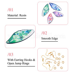 DIY Ohrring machen Kits&nbsp;DIY-TA0015-13