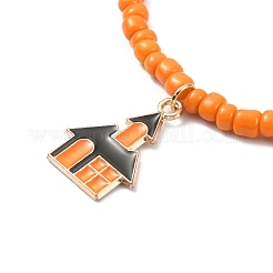 5 Stück 5 Stil Glas Samenperlen Stretch-Armbänder Set&nbsp;BJEW-TA00275