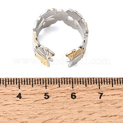Offene Manschettenringe aus Edelstahl 304 für Damen&nbsp;SA-CBA82C8-14GP