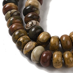 Fili di perle di diaspro picasso naturale&nbsp;G-Q161-B01-02