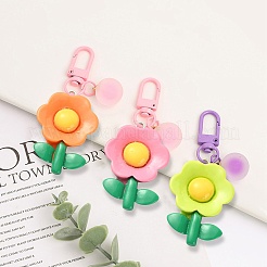 30pcs 6 couleurs pendentifs en résine opaque&nbsp;RESI-CJ0003-08
