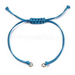 Bracelets coréens tressés en corde de polyester ciré&nbsp;X1-MAK-T010-04G