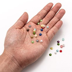 Cabochon di plastica abs&nbsp;OACR-S012-6mm-M