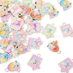 32pcs 8 pendentifs en alliage de couleurs&nbsp;ENAM-TA0003-26