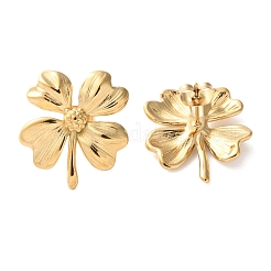 Pendientes de botón de acero inoxidable 304&nbsp;EJEW-Z081-02G-03