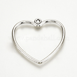 Tibetischer stil Aluminium Anhänger & Charms&nbsp;X-TIBE-T007-33AS-LF