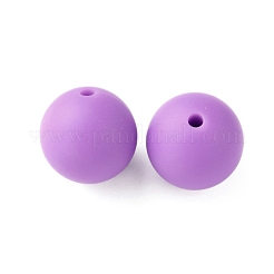 Perles focales en silicone écologiques de qualité alimentaire&nbsp;SIL-WH0013-01O