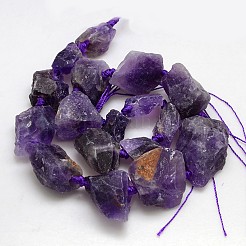 Pietra preziosa naturale perline di ametista fili&nbsp;G-L159-B-06C