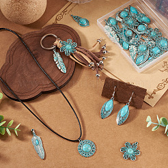 30 pz 10 stili pendenti in lega di stile tibetano&nbsp;FIND-TA0010-14