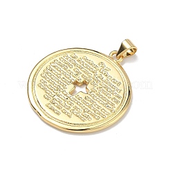 Pendentifs en laiton&nbsp;KK-Z153-01G-01