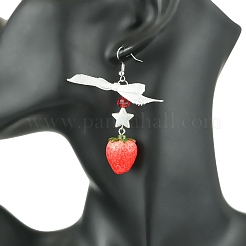 Eisen baumeln Ohrringe&nbsp;EJEW-FS00025