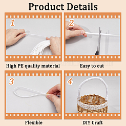Cordon en fil de fer imitation canne en plastique&nbsp;WCOR-GF0001-02D