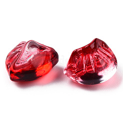 Perle di vetro verniciate a spruzzo trasparente&nbsp;GLAA-N035-033-C07