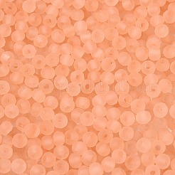Fgb mattierte transparente Glasperlen&nbsp;SEED-N013-04A-04